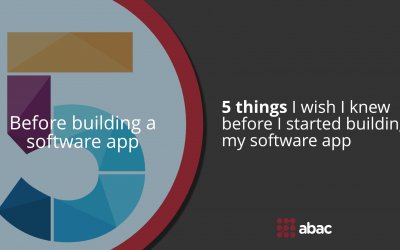 5 things I wish I knew before I started building my software app